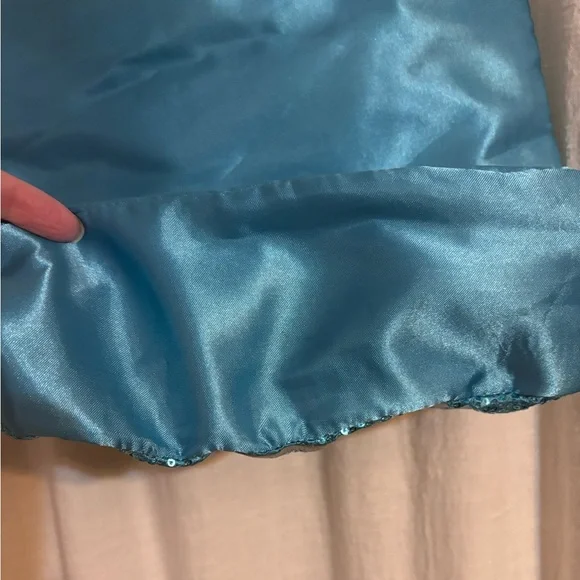 Sanrio HELLO KITTY Turquoise Blue Sequin Bag - Picture 6 of 9